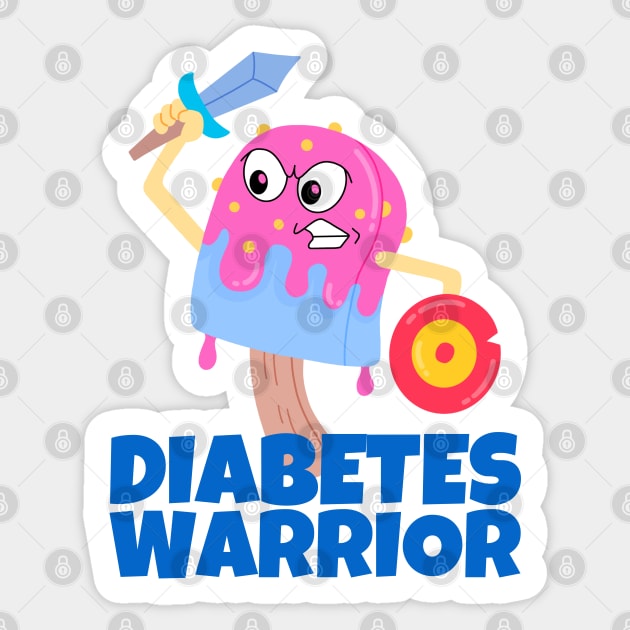 Diabetes Warrior Funny Sticker by ricricswert